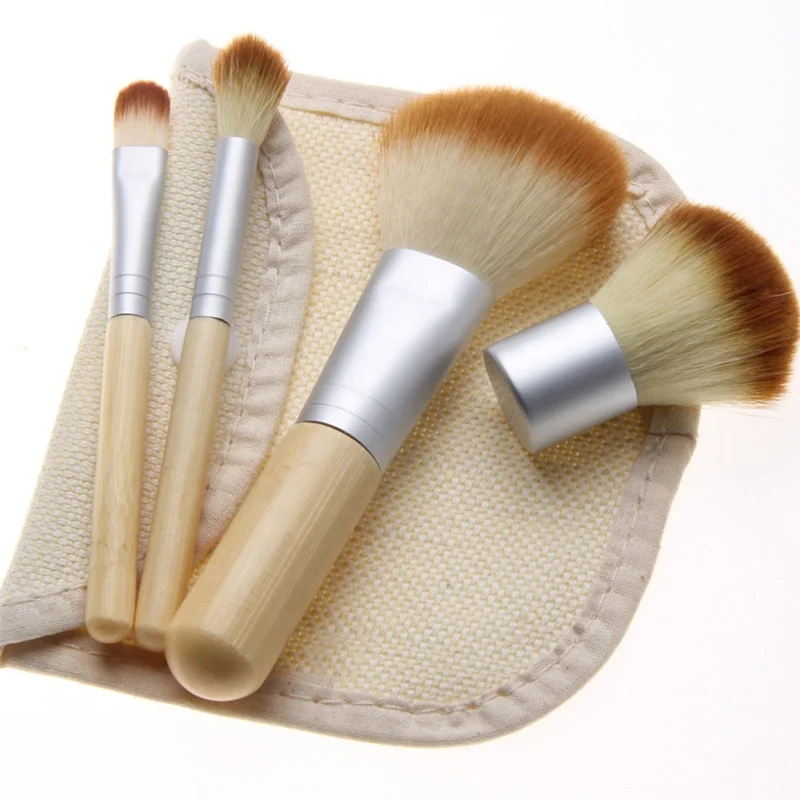 Bamboo Makeup Brushes Set Small Powder Foundation Eyeshadow Eyebrow Beauty Make Up Maquillaje Cosmetic Pincel Maquiagem Brochas