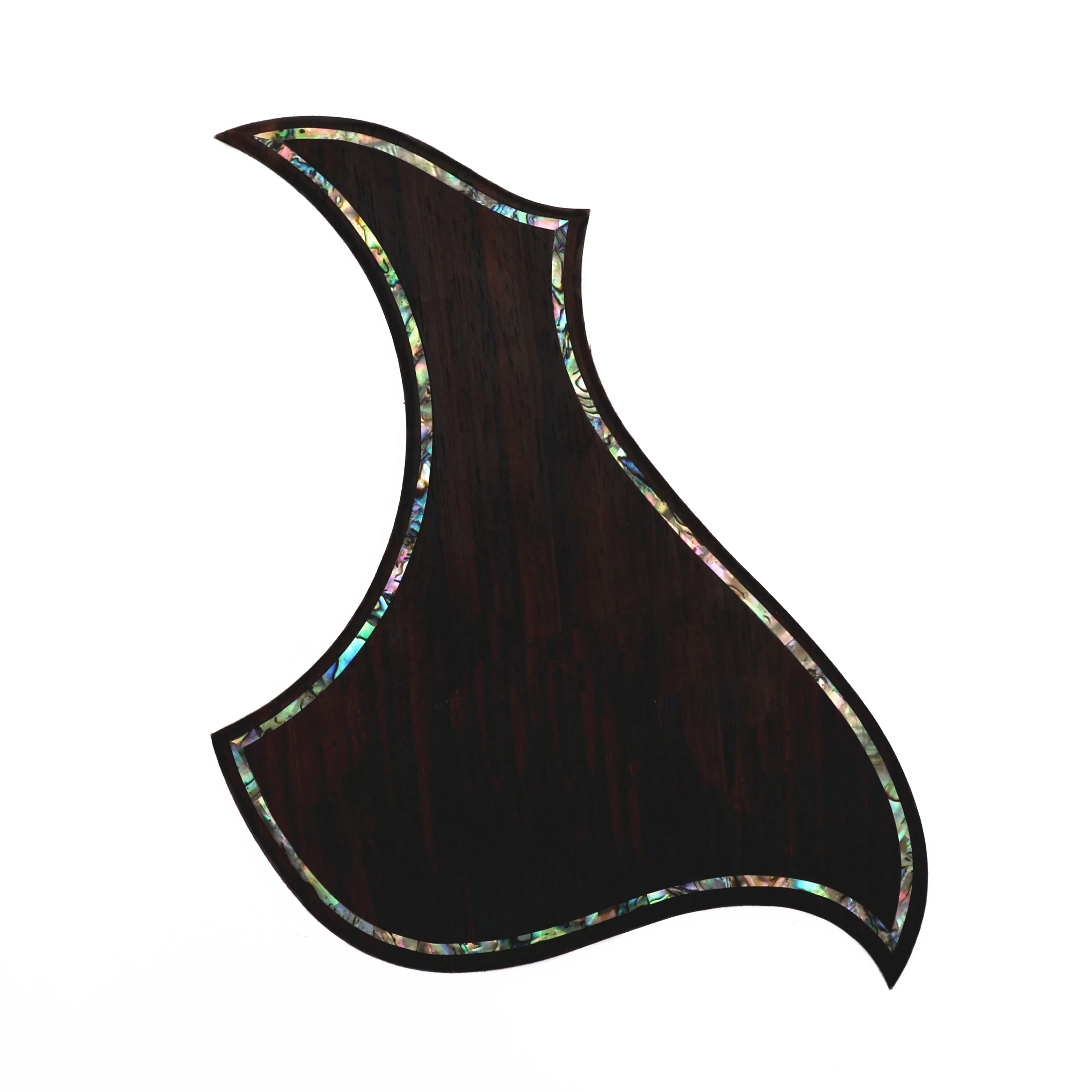 Custom Self Adhesive Ebony and Rosewood Guitar Pickguard Sheet Acoustic Wooden Guitar Pickguard With Decorative r Pattern