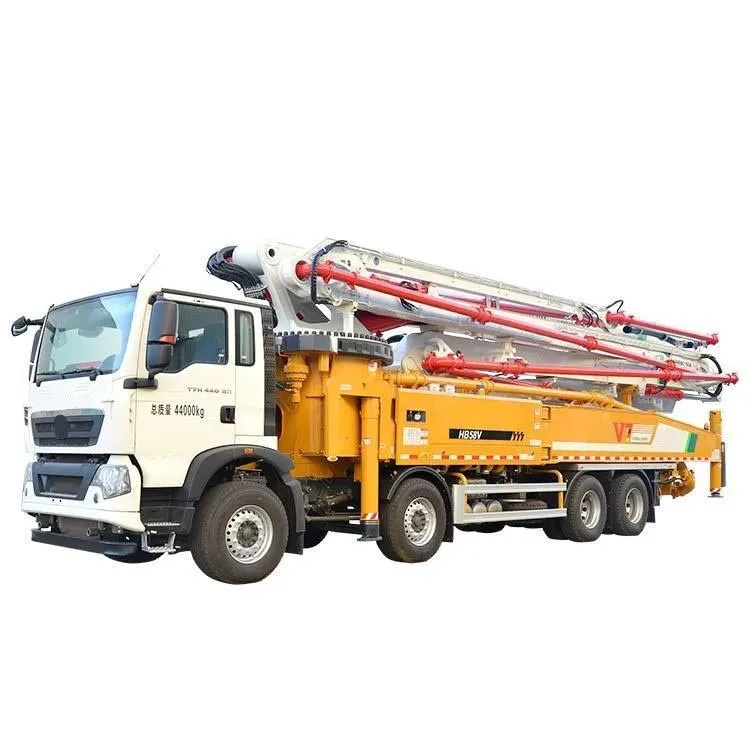 Top Brand Good Quality schwing concrete pump 4 Axles HB58V 58m  Construction Concrete Pump for sale
