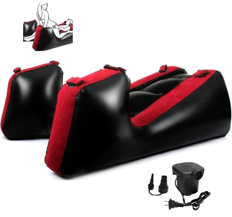 Inflatable Sex Furniture Split Leg Sofa Mat With Straps Chair Bed Sex Pillows For Women Vaginal Blow job Anal Plug Couples Toys%