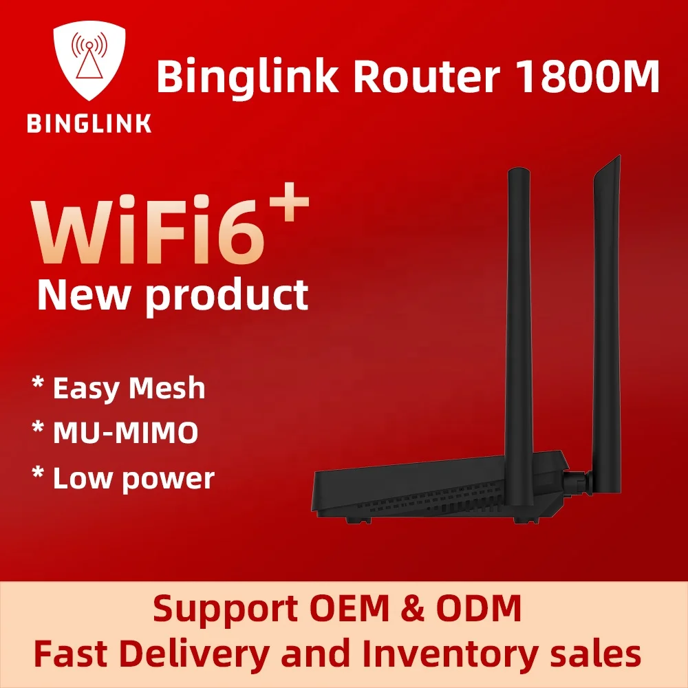 
1800Mbps Mesh routers wifi 6 Gigabit Dual-Band 4-Core wireless router wifi repeater Support Open wrt and mu-mimo 