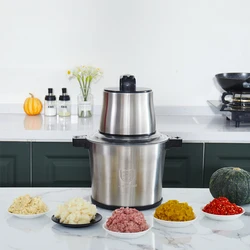 Hot sale 10L Large capacity stainless steel electric meat grinder Low noise meat grinder