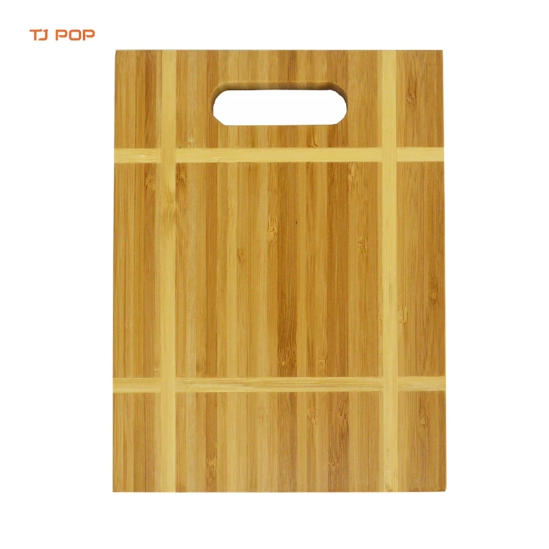 Wholesale ECO Friendly Organic Custom Different Size Serving Chopping Blocks  Kitchen Natural Bamboo Fiber Cutting Board Set