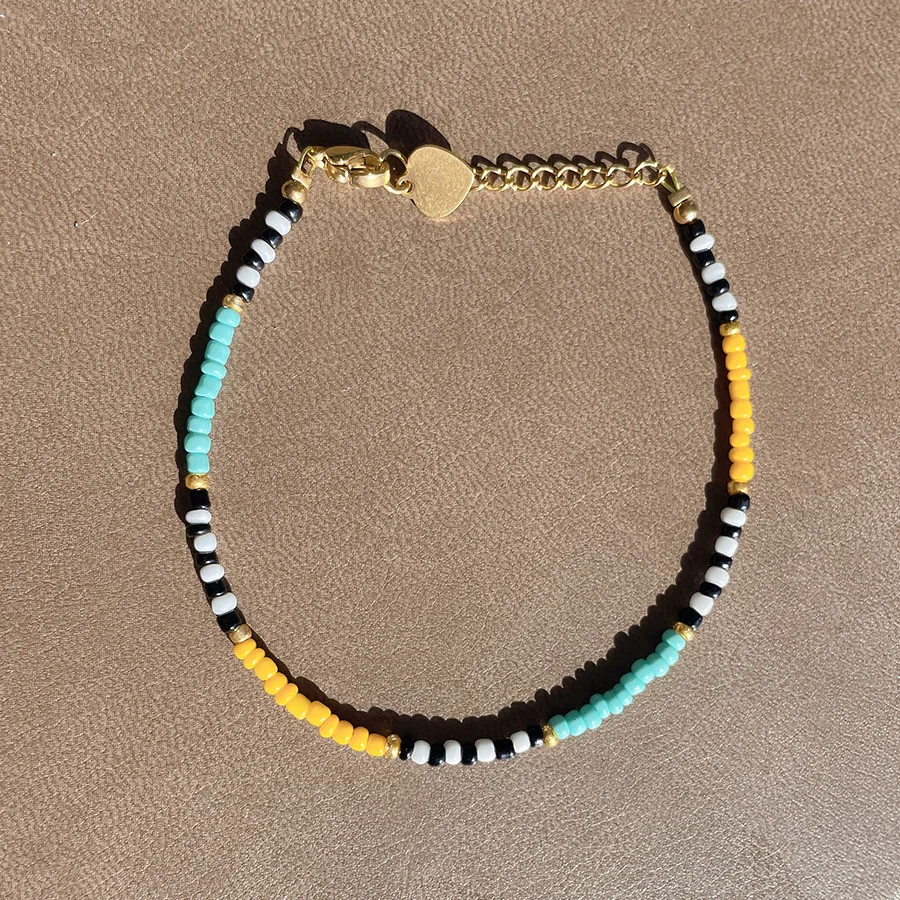 Hot selling ins small fresh color beaded bracelet from Japan and South Korea charm bracelets