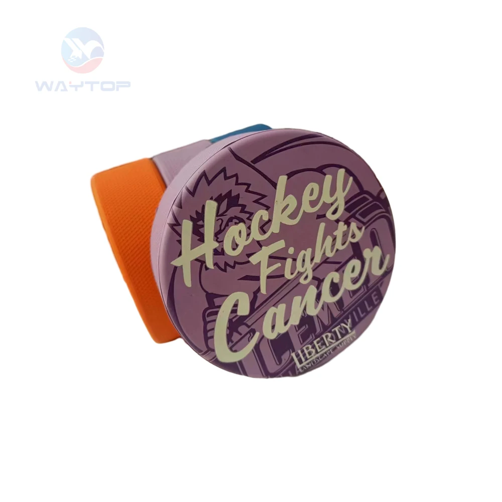 Wholesale Street Land Custom logo Custom Ice Hockey Puck Official