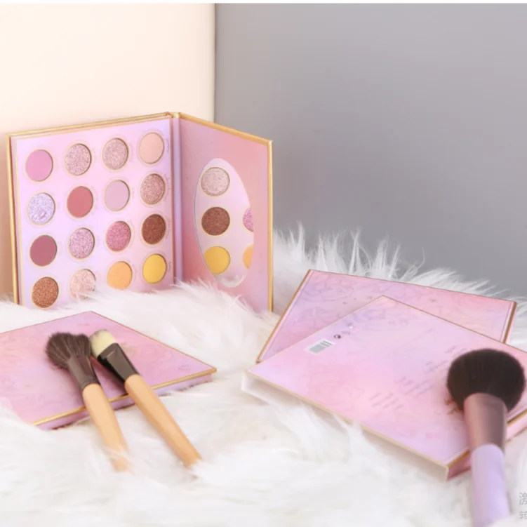 
Wholesale makeup high pigment make your own brand private label glitter custom eyeshadow palette eyeshadow palette custom 