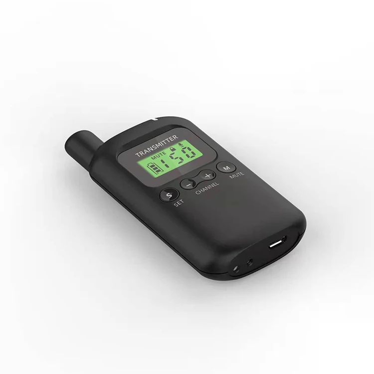 Small And Light Dpll Control Teaching Training Voice Transmission Uhf Wireless Tour Guide System