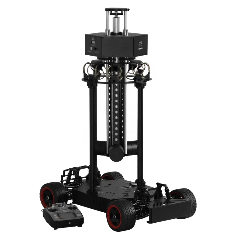 4X4 all terrain drive 360 Dolly VR RC Car W/Payload 11KG Video Stabilizers