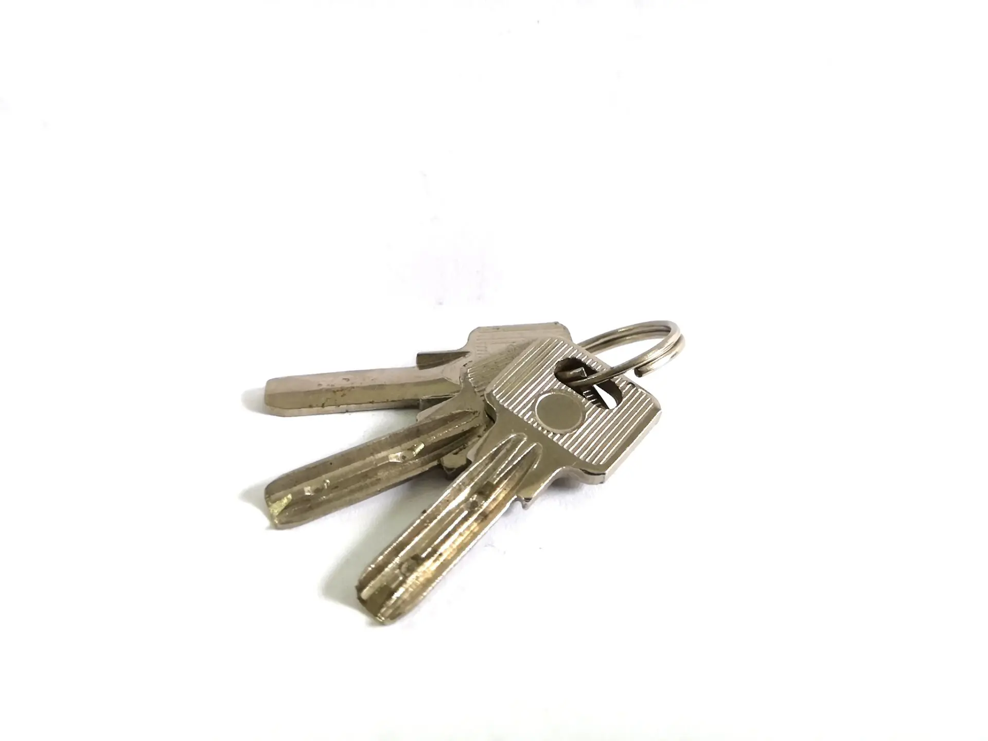 Fang Yuan  Moon key style brass color padlock