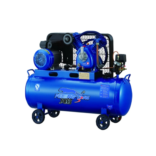 70L Tank Air Compressors China Airbrush Cars Painting Machine Compressor 3.0Hp 12.5Bar Belt Driven Air Compressors