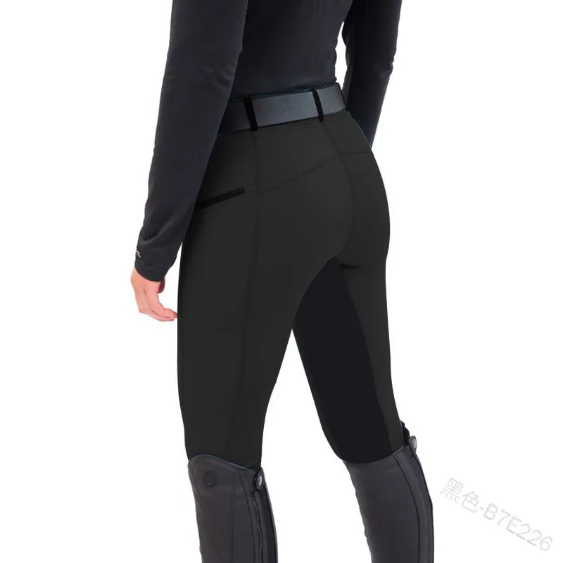 Women Equestrian Breeches With Zipper Phone Pockets Ladies Horse Riding Pants Equestrian Clothing Wholesale Factory