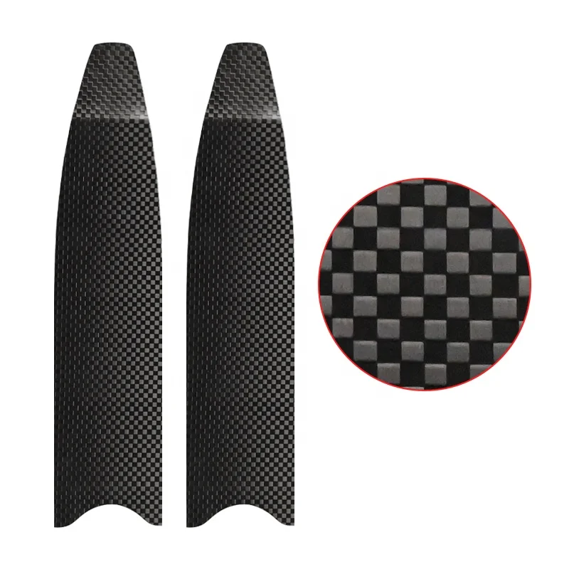 HOFI 8K carbon fiber plain carbon fins freediving long fins freediving pure carbon