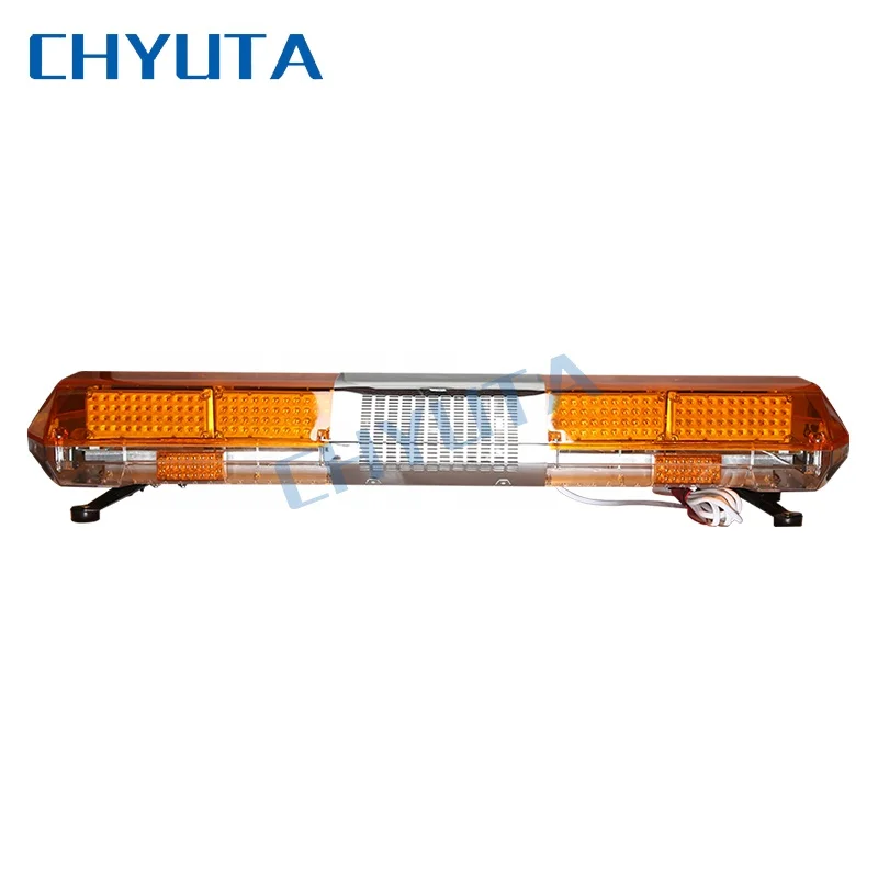 Led flashing rotator car emergency light bars 47 inch for vehicle warning led strobe work lights bar with siren 12v 24v