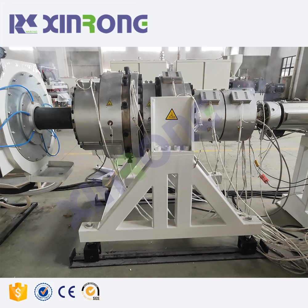 110mm pe pipe extrusion machine hdpe pp pe one layer or thress layers pipe making machine