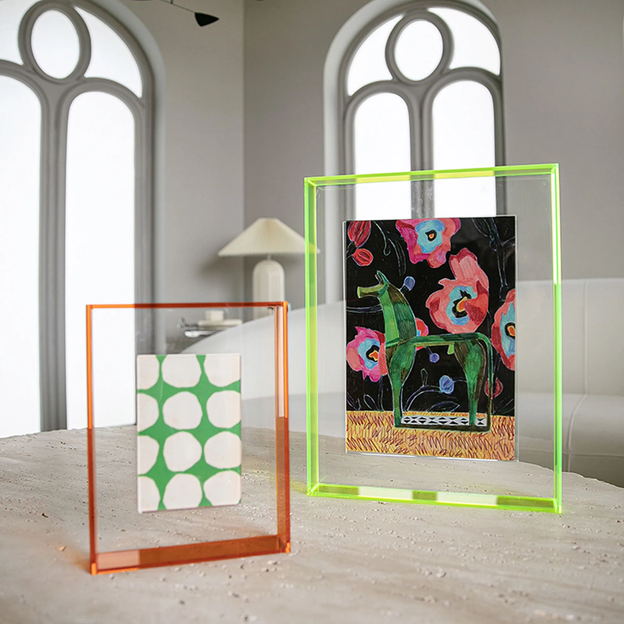 Acrylic photo frame photo clamping decoration oil painting box gift