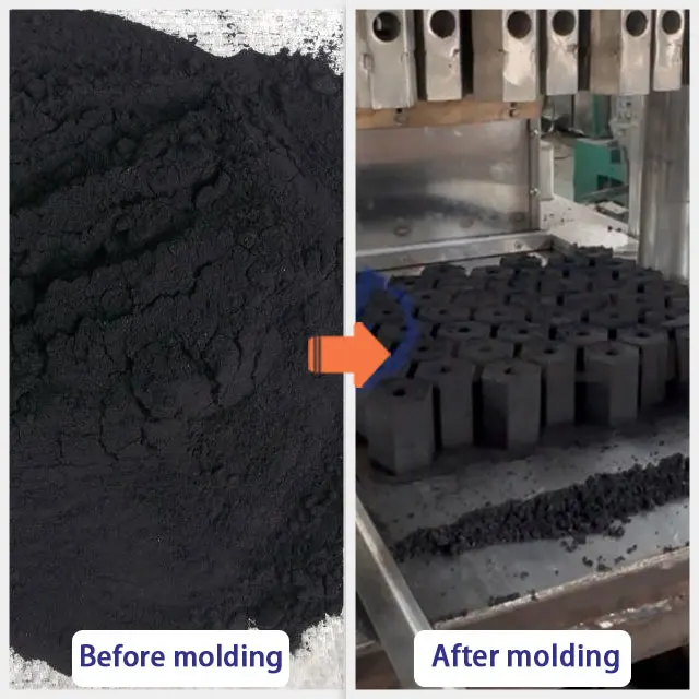 Factory sale chacoal making machine briquette machine wood bamboo coconut charcoal manufacturing plant