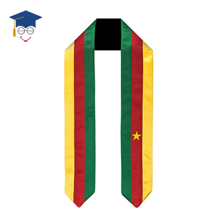 Bahamas Flag Graduation Stole Graduation Sash Graduation Scarf