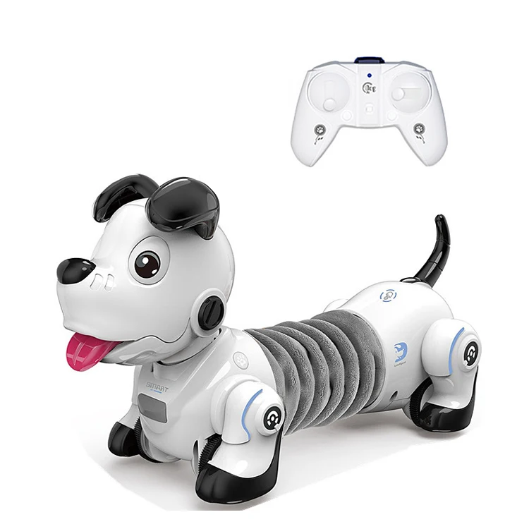 Education Simulation Electric Intelligent RC Animal with Infrared Ray Remote Control Cartoon Cute Robot Dog Pet Toy For Kids