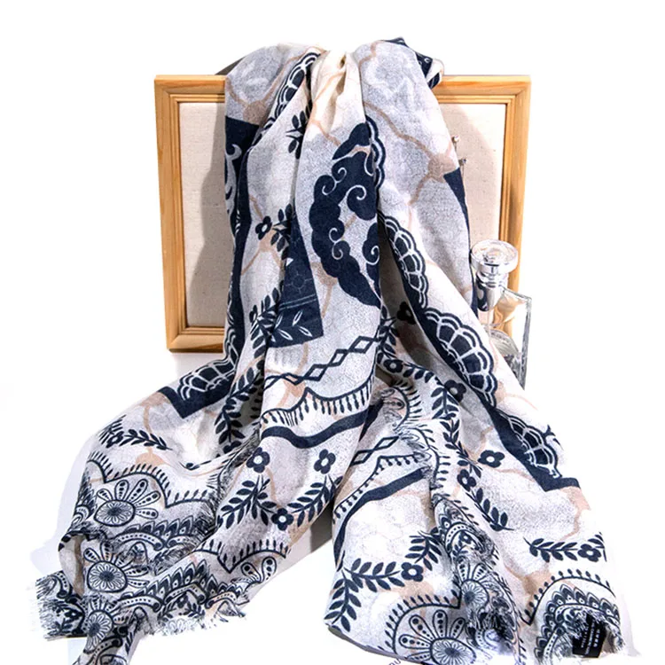 
Cashmere Scarf Custom Wool Scarf Tibetan Shawl Kashmiri Shawls For Woman 