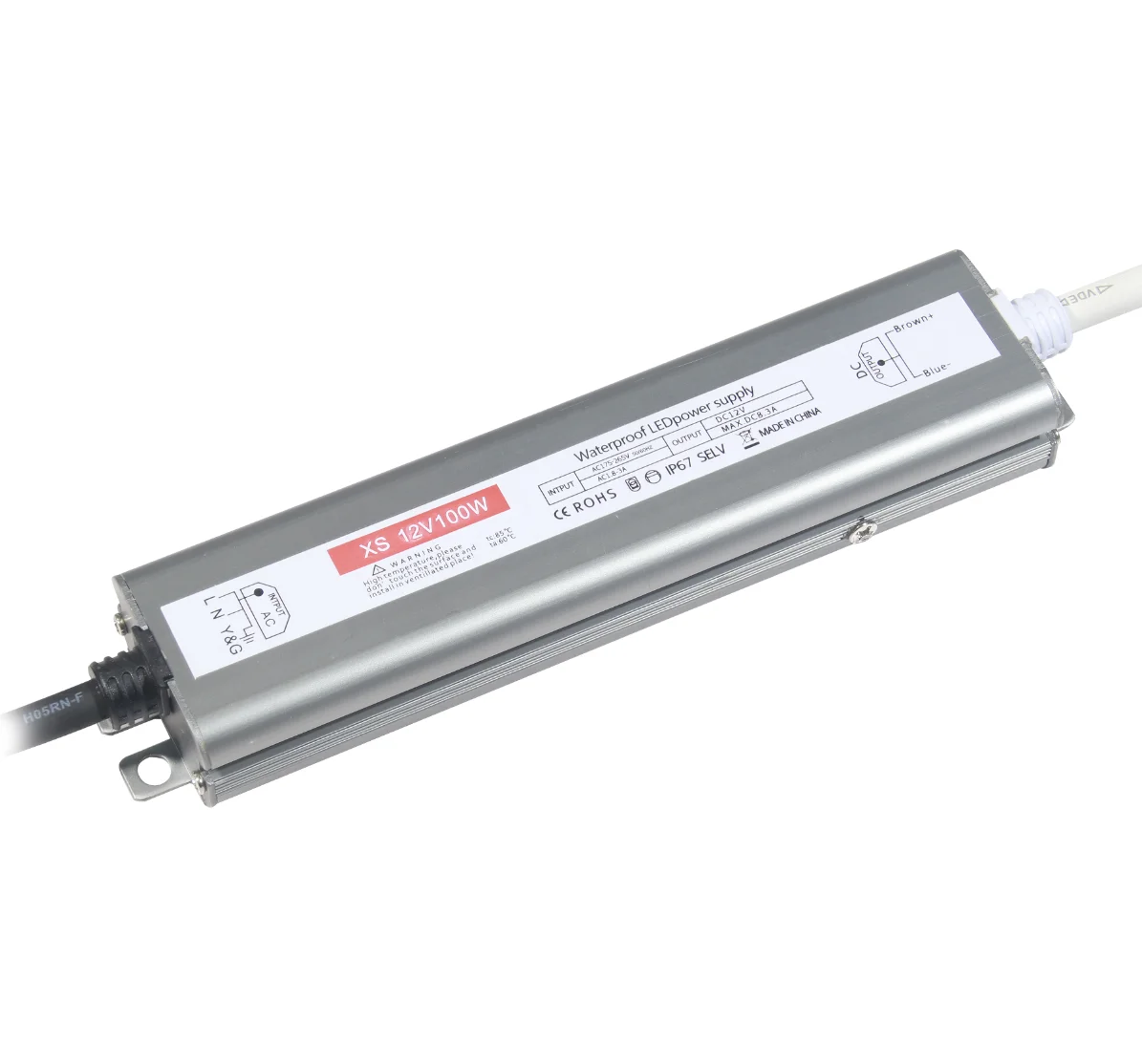 Fabby Светодиодная лампа SMPS 60 Вт 100 150 200 300 400 12 В 24 импульсный источник питания