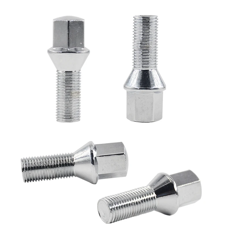 
Factory manufacture M12 x1.5 M14x1.5 car wheels hub bolts racing wheel lock color anti theft alloy spike wheel lug nuts 