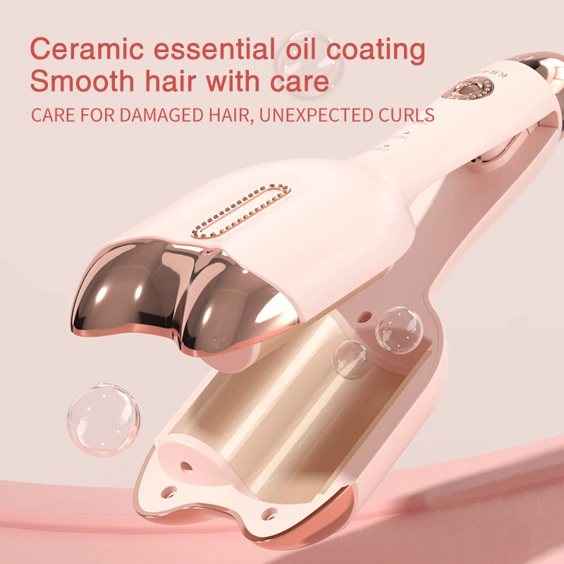 Large Volume Korean Hair Curler Three-Gear Temperature Regulating Anion Technology for Household Use