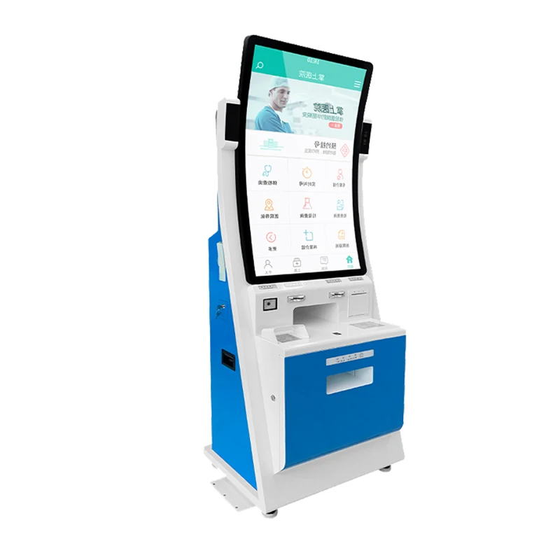 Hospital medical large screen self-service inquiry registration appointment kiosk recharge printing terminal