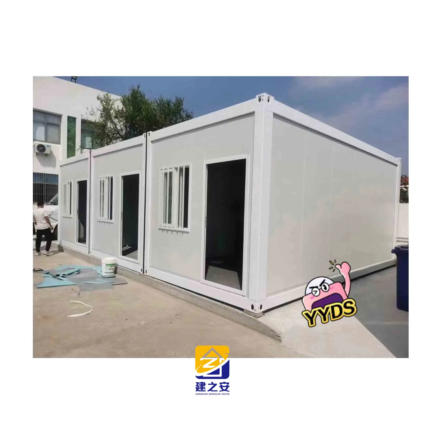 Well Designed luxury container home smart house durable insulated prefab house for cold climate hungary ce prefab house