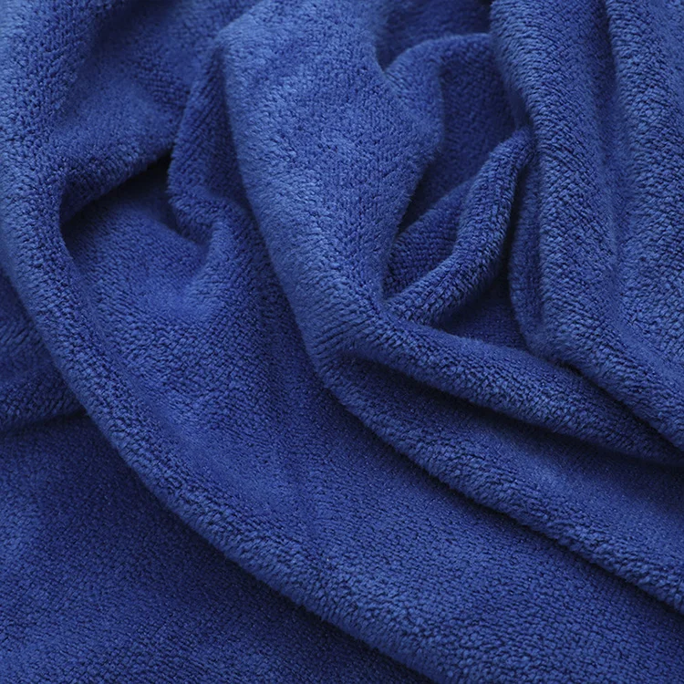 Wholesale Polyester Brocade Weft Knitting Microfiber Terry Cloth Fabric For Home Hotel