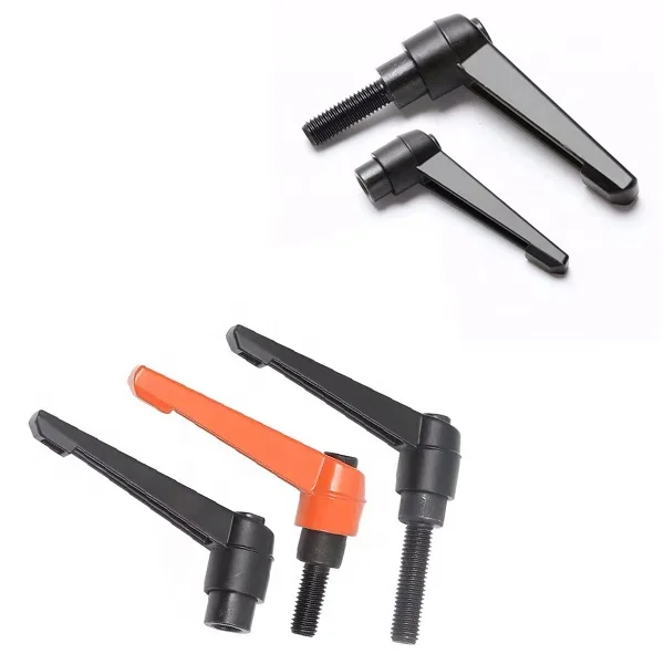 Clamping lever Female and Male Zinc Alloy Levers Handle  knob Adjustable Handle UNC 3/8-16