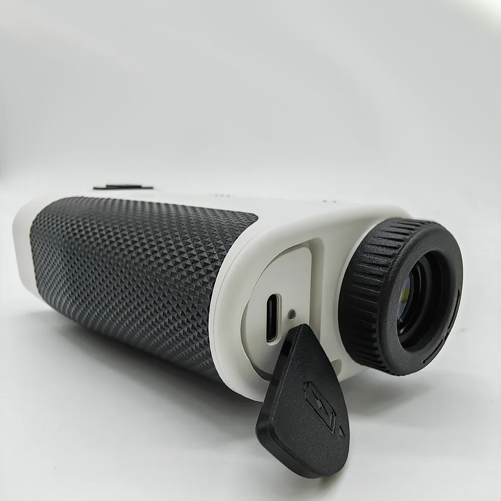 Custom Slope on Flagpole Lock Vibration Angel Laser Range Finder OLED Golf Rangefinders Pinseeker WIth Magnet