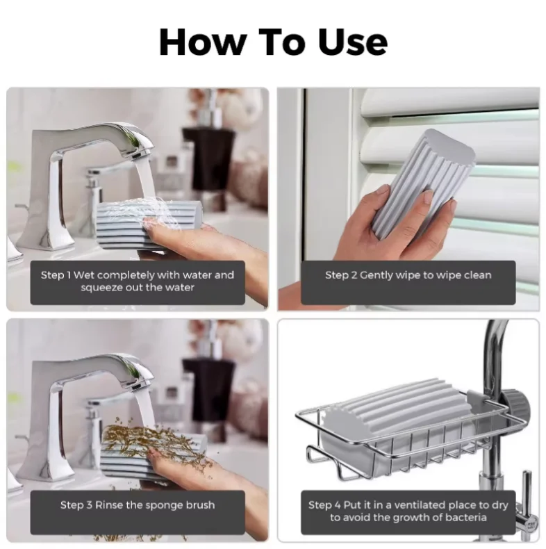 Dump Duster Sponge Eco-friendly Magic Sponge Bath Dishes Cleaning Car Wash Cleaning Reusable Sponge