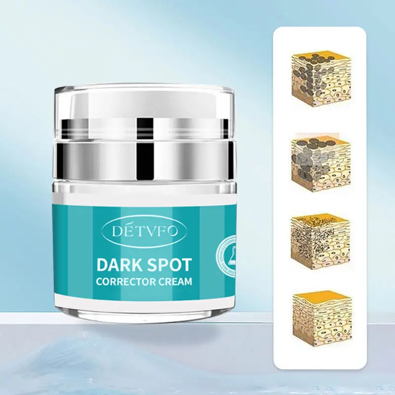 Oem Private Label White Gold Skin Whitening Face Dark Spot Corrector Anti Freckle And Freckle-Removing Cream