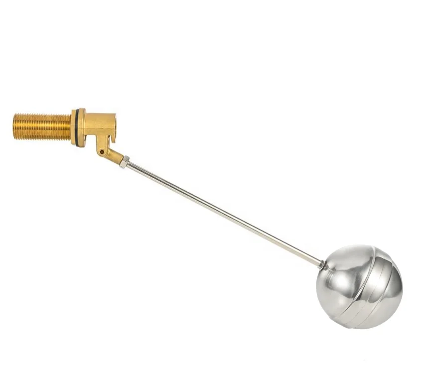 Brass mini water level control valve, Adjustable Float Ball Valve stainless ball