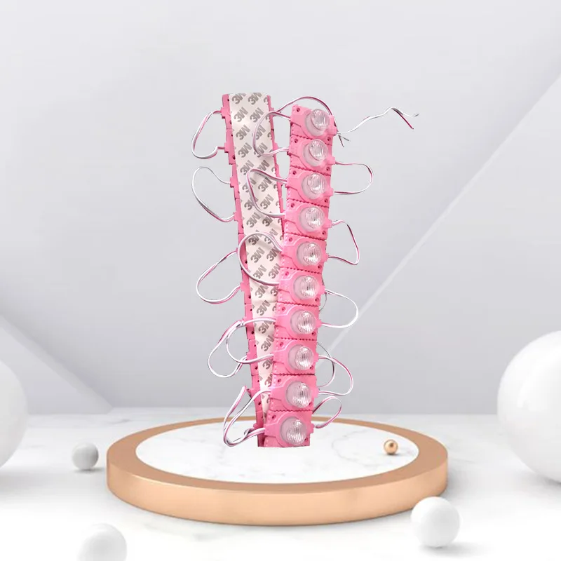 110V 220V 12v Side light modules for  advertising box 2W 3 led injection module smd ABS Edge led point light