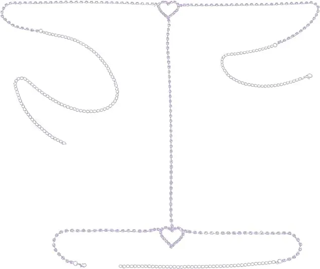 Rhinestone Tassel Leg Chain Multi-layer  Thigh High Chain Elasticity Crystal Leg Chain Harness Accessories Jewelry for Women