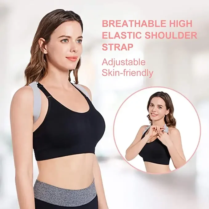 Intelligent Electronic Back Clavicle Sensor Vibration Adjustable Shoulder Straightener Smart Posture Corrector