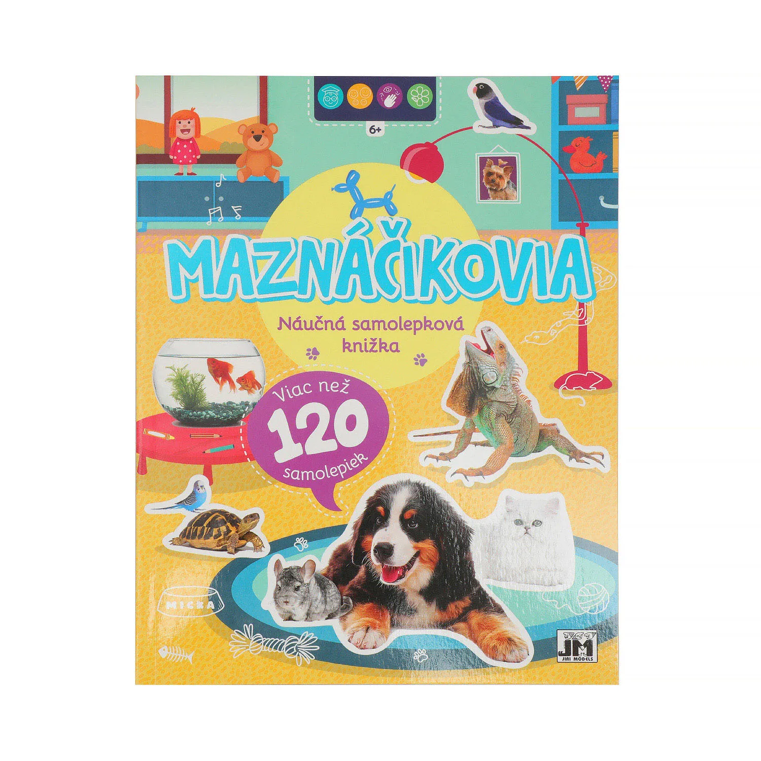 Children coloring activity book with sticker printing service