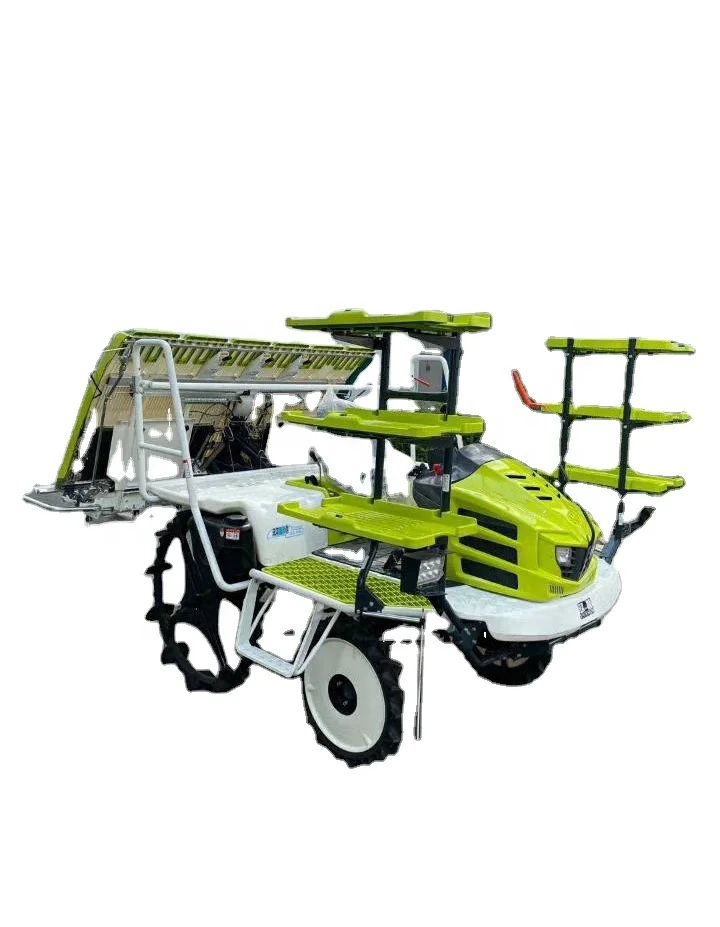 6 row high speed rice transplanter hand type rice Planting Machine, Sit behind Manual Rice transplanter big power