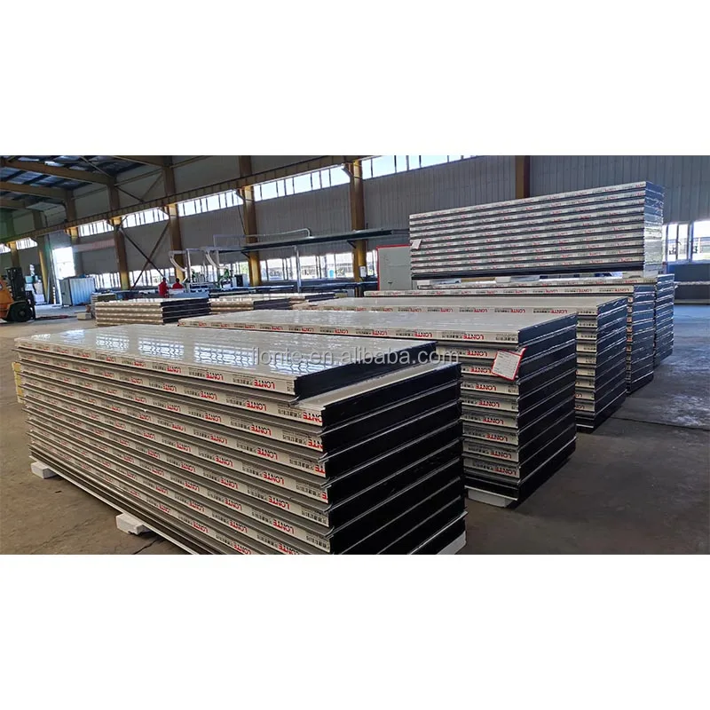 insulated polyurethane pu sandwich panel wall for cold room 75mm storage warehouse insulation sandwich panels/boards