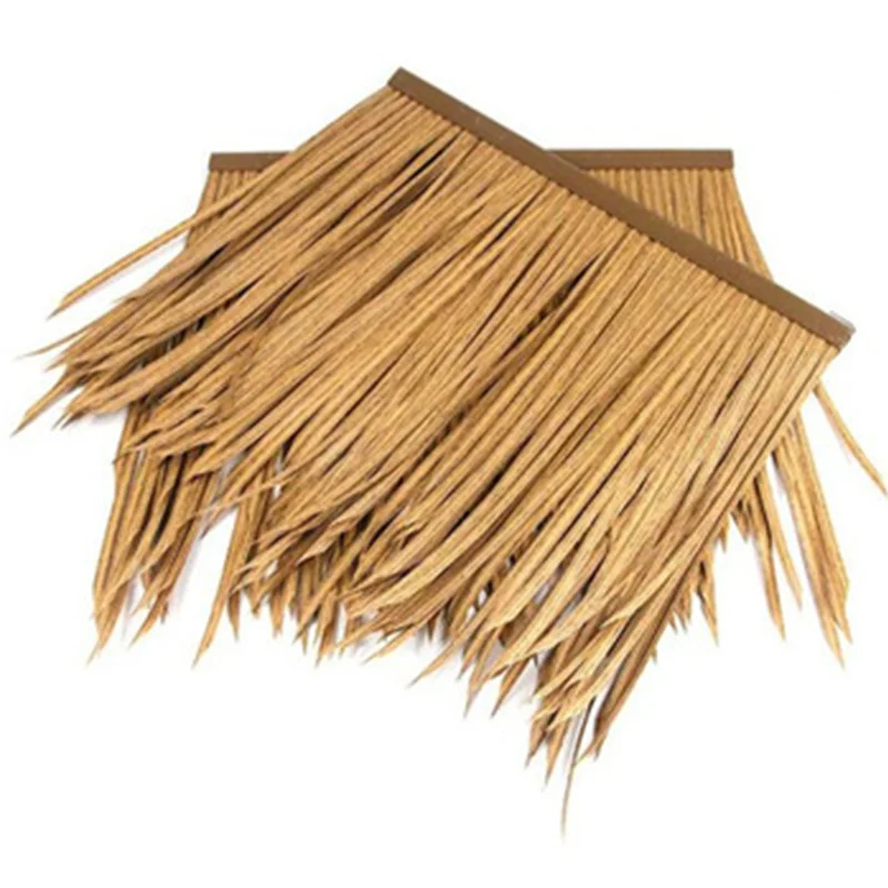 Surprise Price hanging thatch synthetic thatch roof wholesale roofing material artificial thatch roof tiles