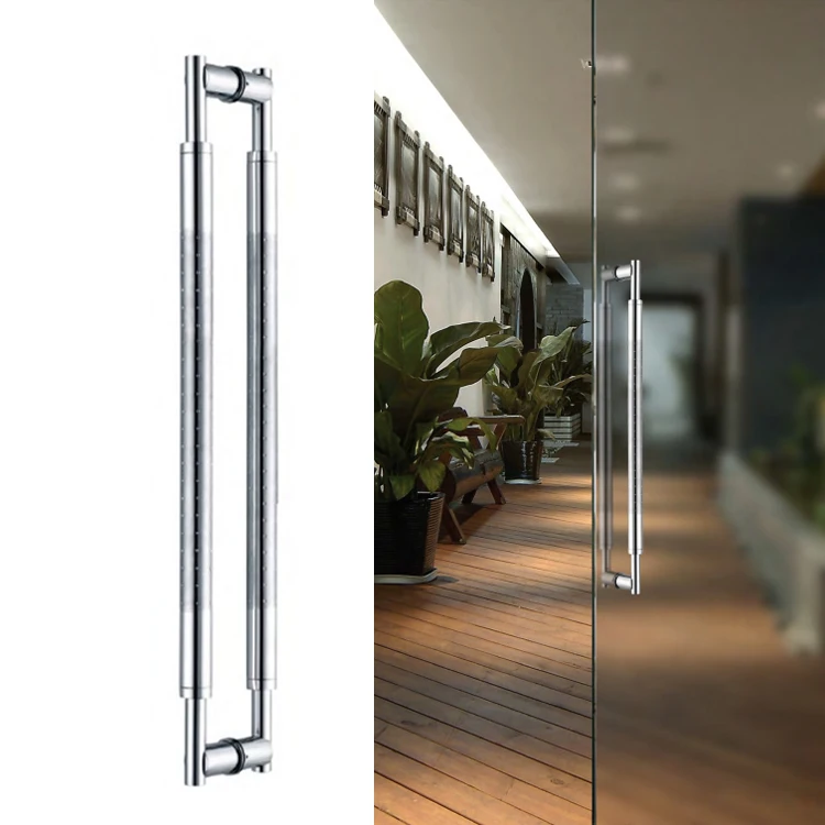New Design Stainless Steel Push Pull Modern Door Handle For Glass Doors