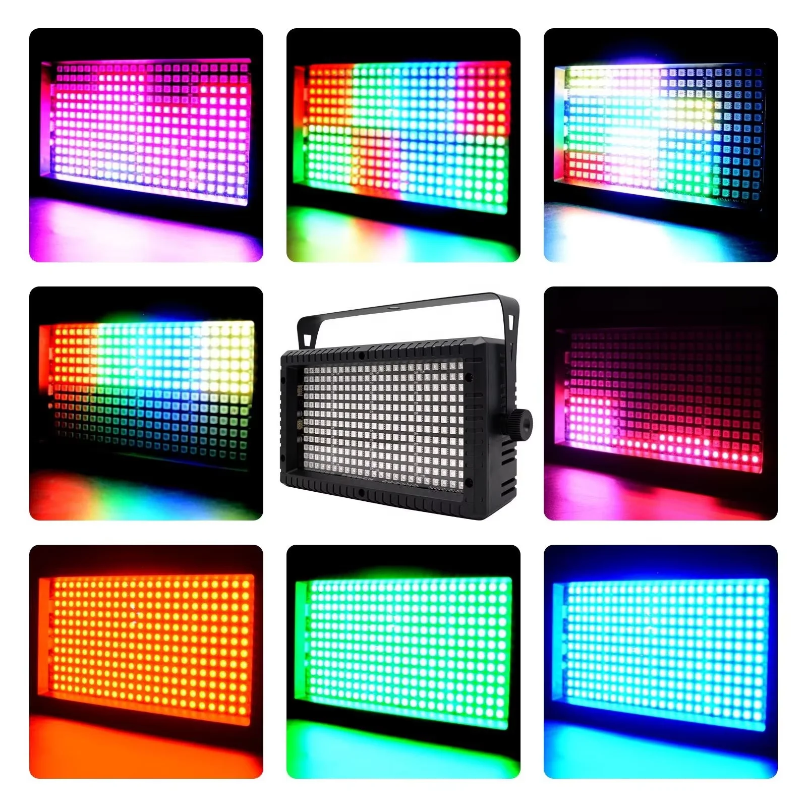 HUINENG Latest RGB Strobe DMX Control Waterproof Strobe Stage Light for Dj Bar Disco Party Stage