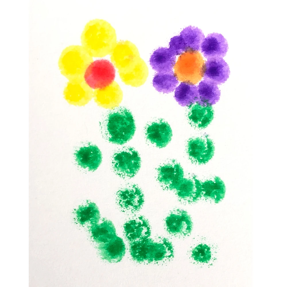 Mini Bingo Dauber Sets 6 Pack in Mixed Colors Bingo Ink