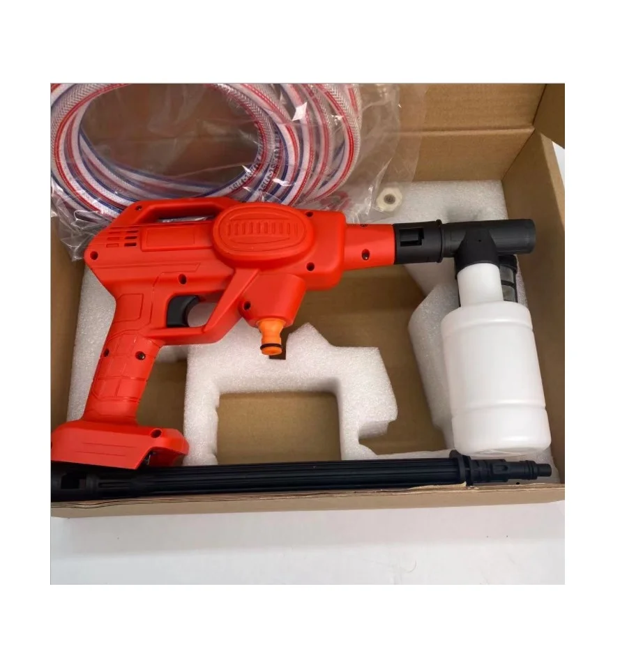 professional Wireless water pressure gun 24V 7500mA water gun car wash water gun