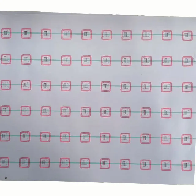 RFID A4/A3 Sheets Layout 2*5/3*5 Prelam PVC inlay Sheet 13.56Mhz F08 chip for access control