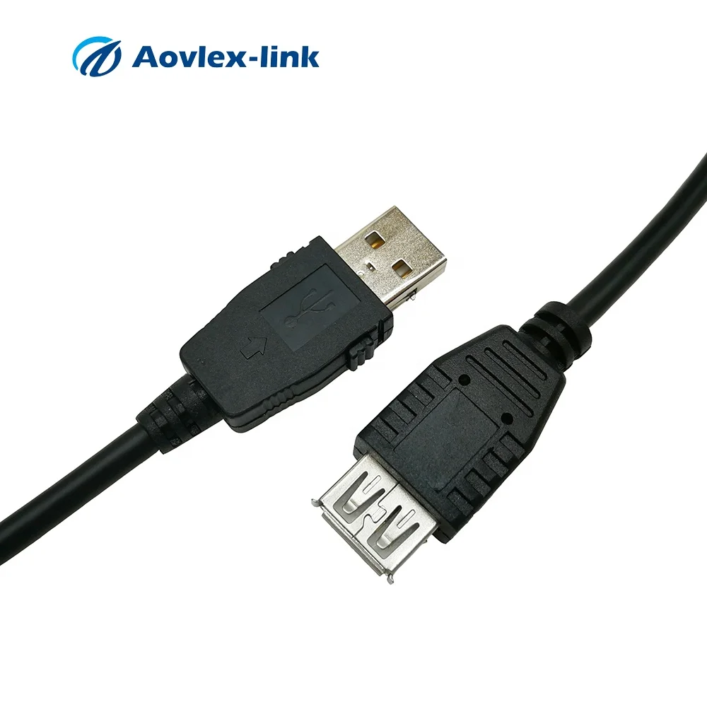 Запирание USB 2,0 кабель для передачи данных Тип A мужчина к famale USB удлинитель с замком