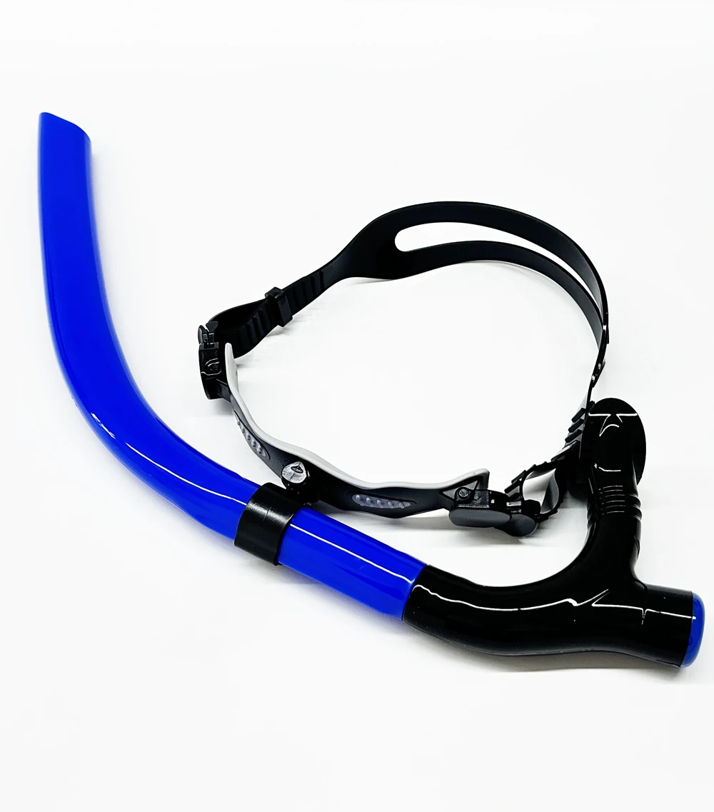 Professional Center Snorkel For Swim Pool Silicone Frontal Swimming Snorkels For Training Diving Snorkeling