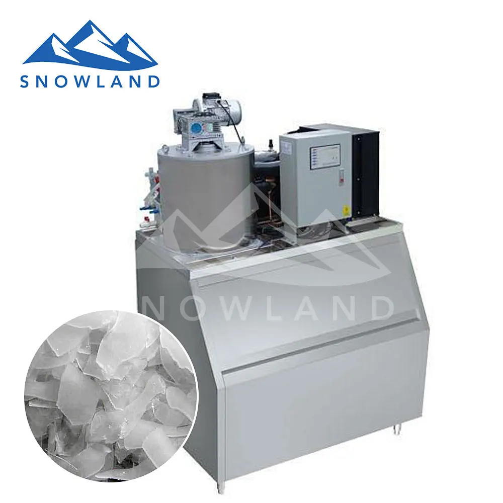 SNOWLAND Mini ice maker 0.6T   Snow flake ice machine new design for sale