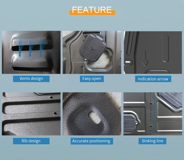 High Performance 3D Full Covered Car Parts Engine Guard Skid Plate Use For GAC EMKOO